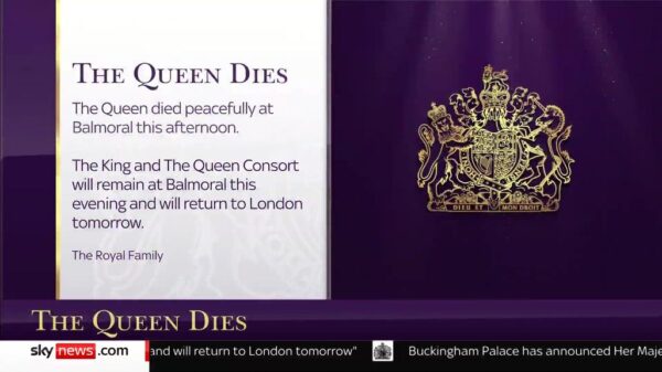 The Queen Dies Sky News 10 The Queen Dies Sky News 10