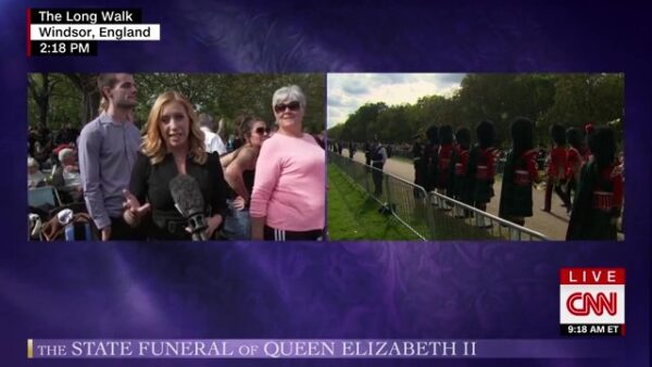 The Queens Funeral CNN News Coverage 11