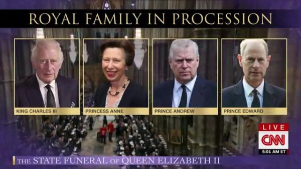 The Queens Funeral CNN News Coverage 5