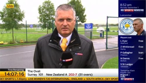 Alan Irwin Sky Sports News Reporter