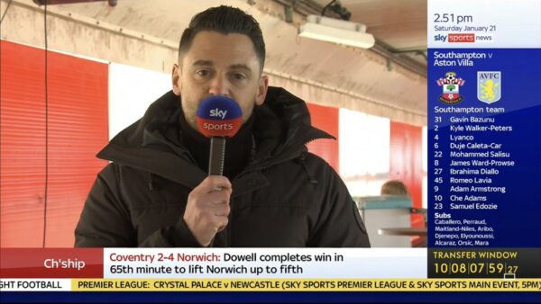 Andy Bishop Sky Sports Commentator Andy Bishop Sky Sports Commentator
