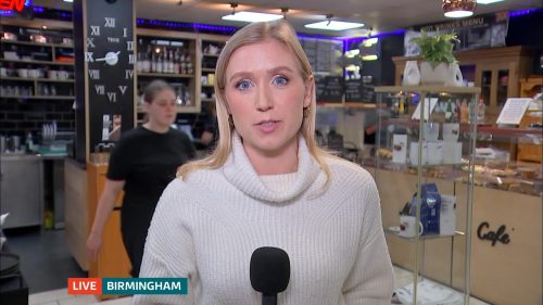 Ellie Pitt in Birmingham for ITV News