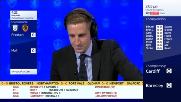 Michael Dawson Sky Sports 1