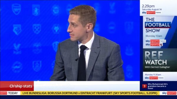 Michael Dawson Sky Sports 2