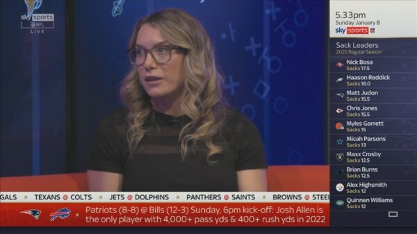 Phoebe Schecter Sky Sports NFL Pundit 1 Phoebe Schecter Sky Sports NFL Pundit 1