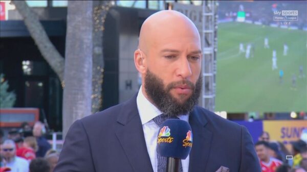 Tim Howard NBC Football Presenter 1
