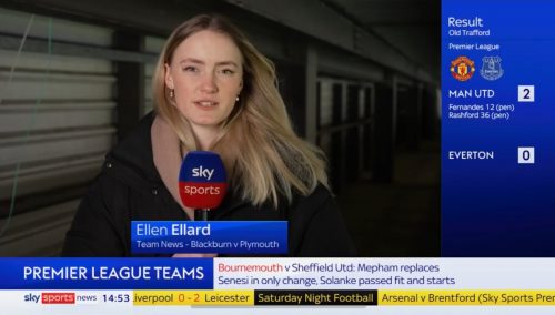 Ellen Ellard on Sky Sports