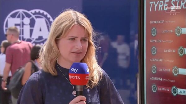 Formula One Reporter Bernie Collins