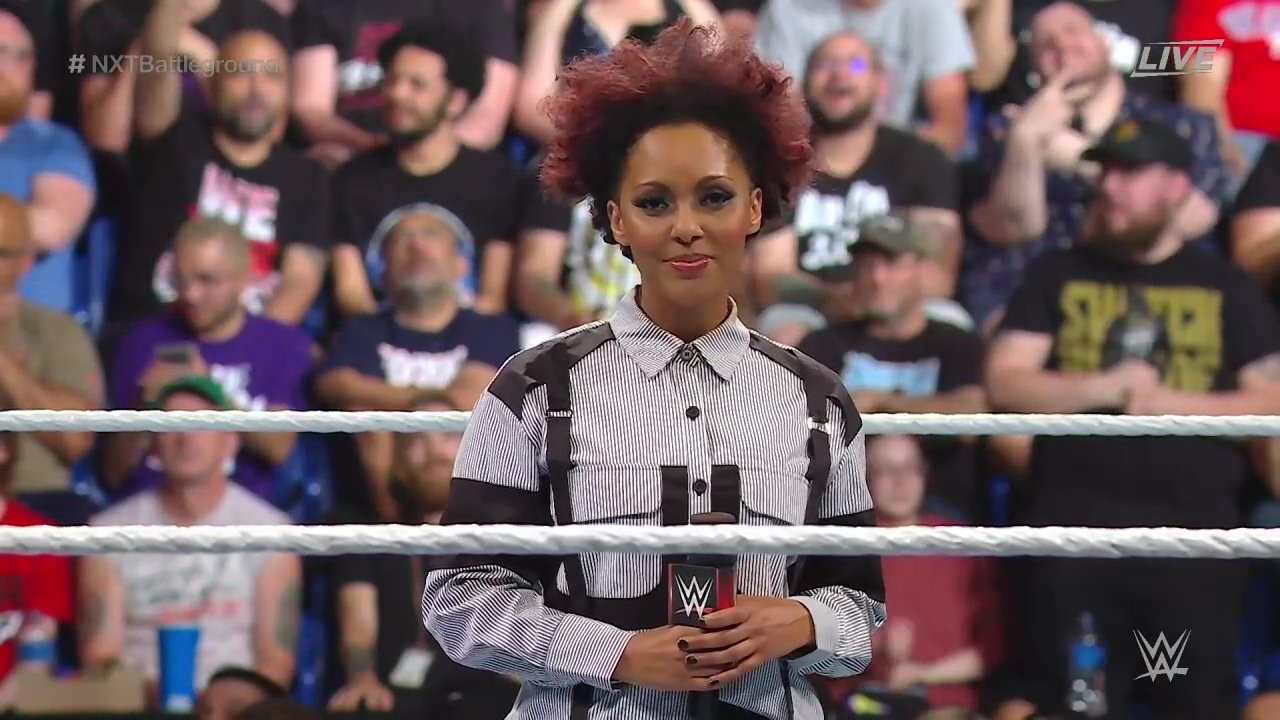 Alicia Taylor WWE NXT Ring Announcer