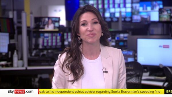 Alison Bender on Sky News