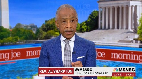 Rev. Al Sharpton on MSNBC