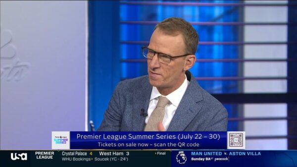 Robbie Mustoe Live Premier League on NBC 1