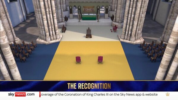 Sky News The Coronation of King Charles III Queen Camilla 12