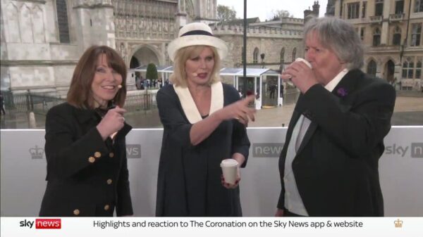 Sky News The Coronation of King Charles III Queen Camilla 31