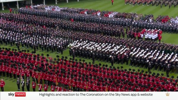Sky News The Coronation of King Charles III Queen Camilla 33