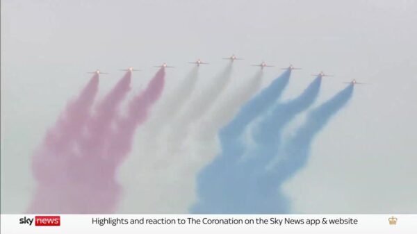 Sky News The Coronation of King Charles III Queen Camilla 40