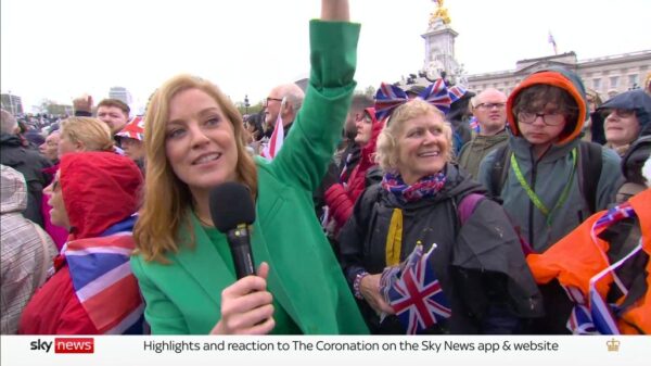Sky News The Coronation of King Charles III Queen Camilla 44