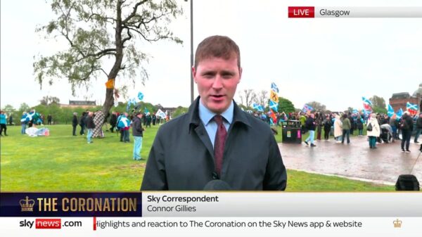 Sky News The Coronation of King Charles III Queen Camilla 52