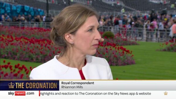 Sky News The Coronation of King Charles III Queen Camilla 54