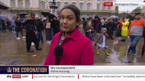 Sky News The Coronation of King Charles III Queen Camilla 58