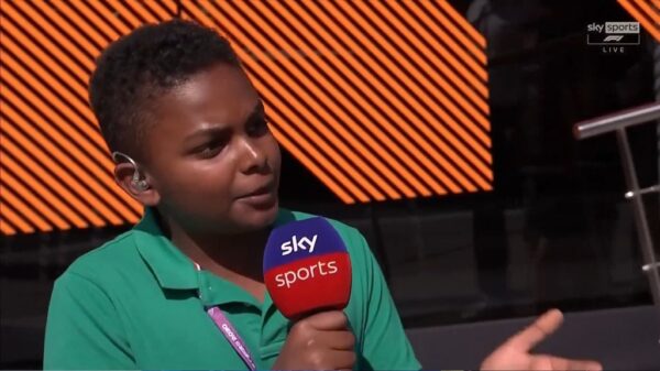 Zac Sky Sports F1 Juniors