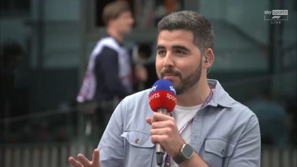 Harry Benjamin Sky Sports F1 Commentator Harry Benjamin Sky Sports F1 Commentator