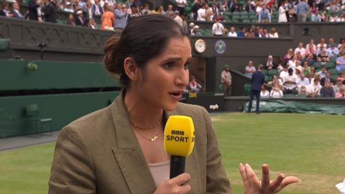 Sania Mirza BBC Wimbledon