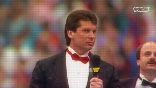 Vince McMahon at Wrestlemania 3
