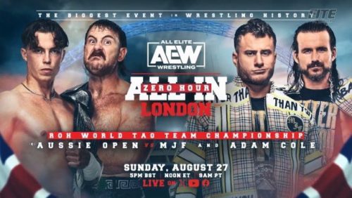 Start time changed for AEW All In at Wembley Stadium