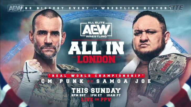 AEW All In at Wembley – Live PPV Streaming on DAZN, FITE TV, YouTube