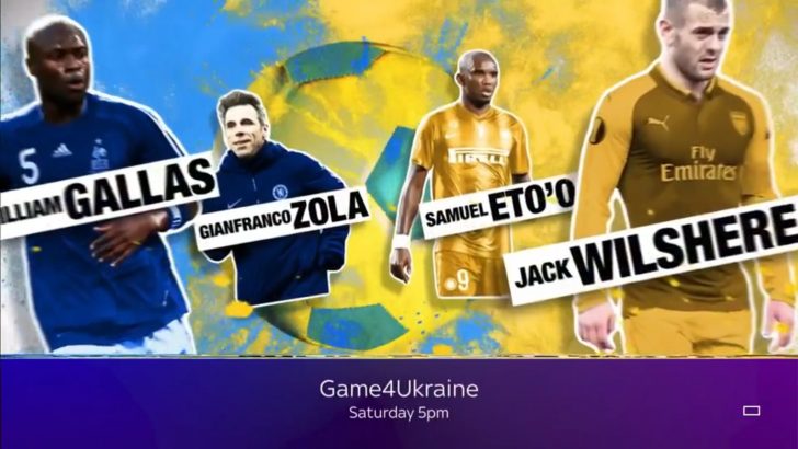 Game4Ukraine 2023 – Live TV Coverage on Sky Max
