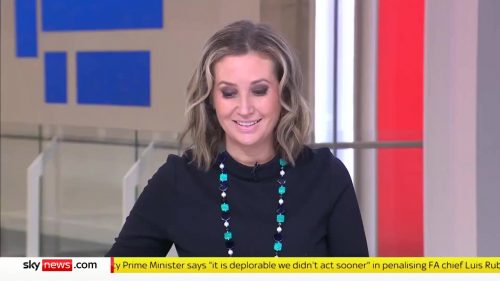 Kimberley Leonard signs off Sky News