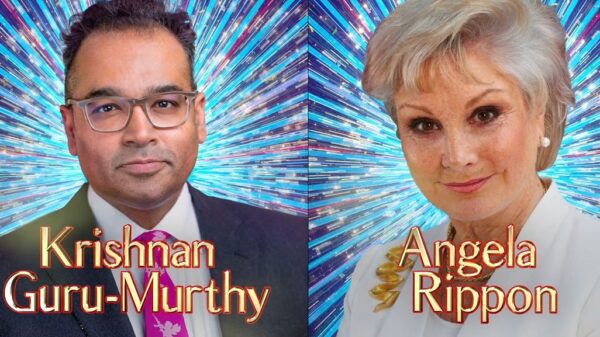 Krishnan Guru Murthy and Angela Rippon on Strictly Come Dancing 2023