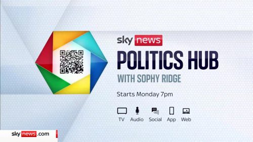 Politics Hub Sky News Promo