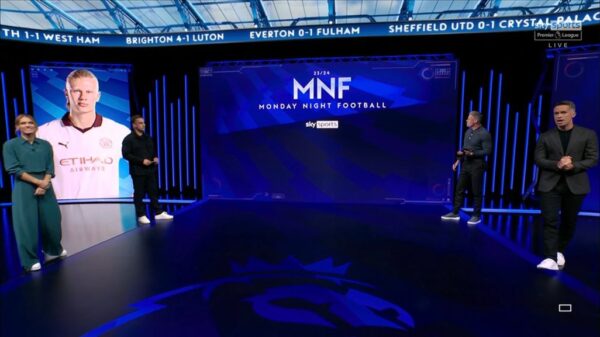 Sky Sports Monday Night Football 2023 Studio 17