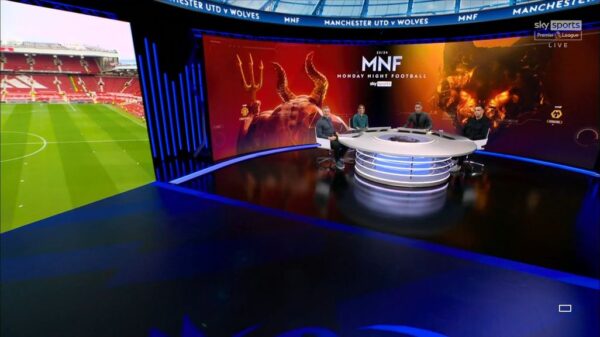 Sky Sports Monday Night Football 2023 Studio 4
