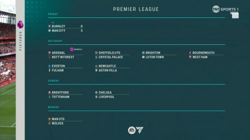 TNT Sports Premier League Graphics