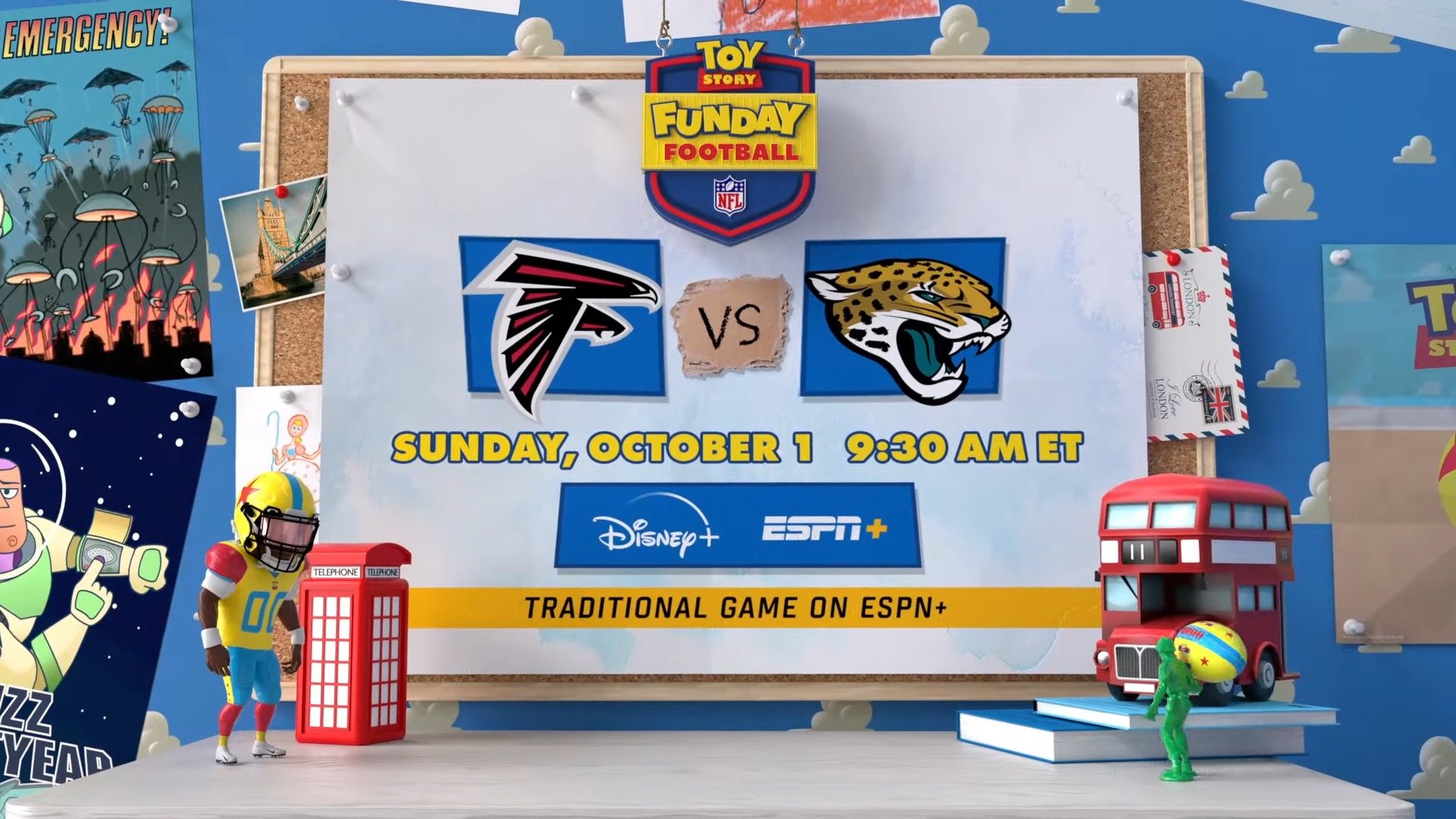Toy Story NFL on ESPN and Disney