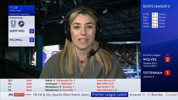 Harriet Prior on Sky Sports Soccer Saturday Harriet Prior on Sky Sports Soccer Saturday