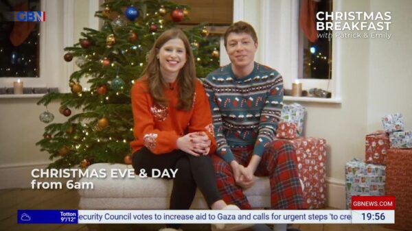Christmas Breakfast with Patrick and Emily GB News Promo 2023 11