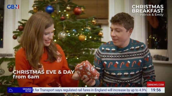 Christmas Breakfast with Patrick and Emily GB News Promo 2023 15