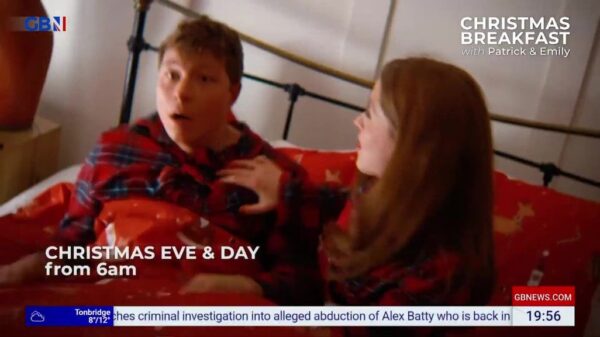 Christmas Breakfast with Patrick and Emily GB News Promo 2023 2