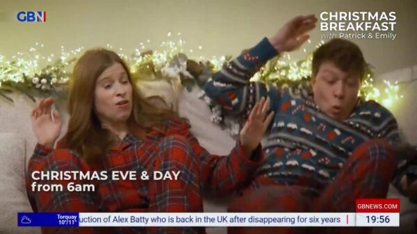 Christmas Breakfast with Patrick and Emily GB News Promo 2023 4