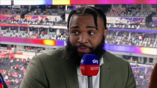 Christian Wilkins on Sky Sports for Super Bowl 58