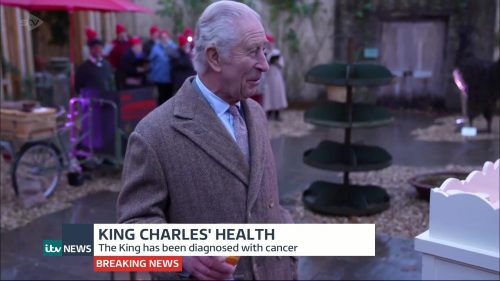 King Charles Cancer ITV News