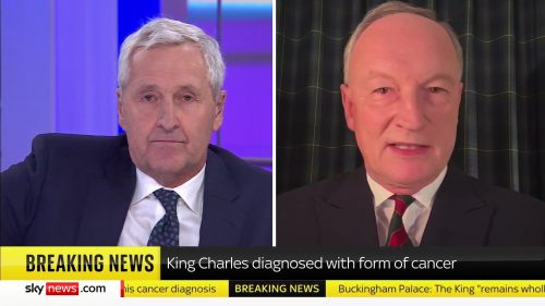 King Charles Cancer Sky News