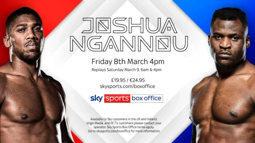 Joshua v Ngannou – Live TV Coverage on Sky Sports Box Office