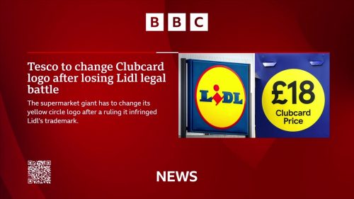 News slides on BBC News Channel