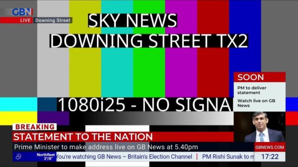 GB News Sky News Test Card