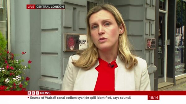 Katy Austin on BBC News Katy Austin on BBC News